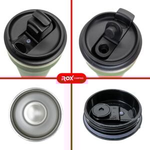 ROX Camping Termos 0.48 Litre - Yeşil (153CAMP0191)