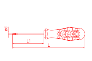 İZELTAŞ 4120 Kraft Yıldız Uçlu Tornavida (Ölçü Seçiniz)