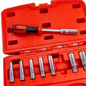 CETA-FORM C04-10PH0 Altı Köşe Derin Lokma Anahtar Takımı 10 Parça 1/4''