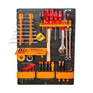 FULL DPS35 Duvar Panel Seti, Avadanlık Askı - 35 Parça