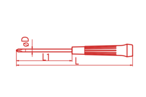 İZELTAŞ 4520 Yıldız Uçlu Elektronik - Klemens Tornavida (Ölçü Seçiniz)