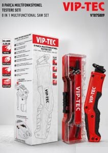 VIPTEC VT875009 Multi Fonksiyonel Testere 8 Parça