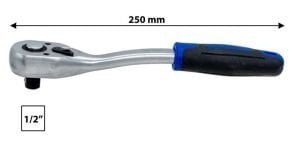 NEXON 5397 1/2'' Cırcır Lokma Kolu 250 mm (72 Diş)