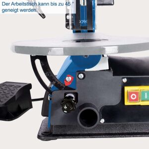SCHEPPACH DECO-XLS Pedallı Dekupaj Kıl Testere Makinesi 1200 Watt