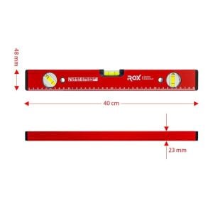 ROX Mıknatıslı Su Terazisi 40 cm (153ROX0347)