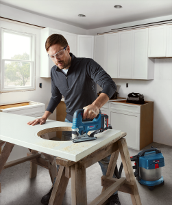 BOSCH GST 185 Akülü Dekupaj Makinası 18 Volt (Aku ve Şarj Aleti Hariç)