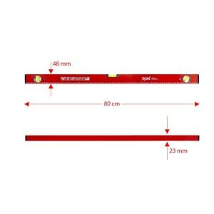 ROX Mıknatıslı Su Terazisi 80 cm (153ROX0350)