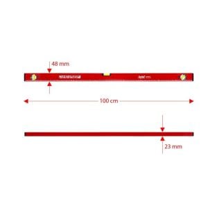 ROX Mıknatıslı Su Terazisi 100 cm (153ROX0351)