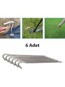 MADFOX Skewer C-Kafa Çadır Kazığı 18 cm 6 Parça