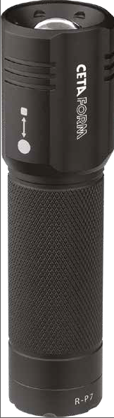 CETA-FORM R.P7 Lu-Max Pro Şarjlı El Feneri 450 Lümen (Focus Özellikli)