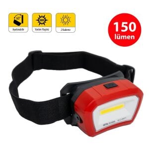 CETA-FORM R12-BAT1 Led Pilli Kafa Feneri 150 Lümen