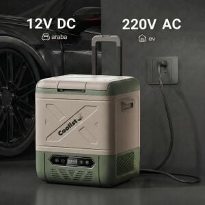 COOLIST CLK18W Taşınabilir Kompresörlü OtoBuzdolabı 18 Litre (12/24 Volt)