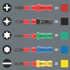 WERA KraftForm Kompact Vde 16+1 Tornavida Takımı Ekstra İnce (05006608001)