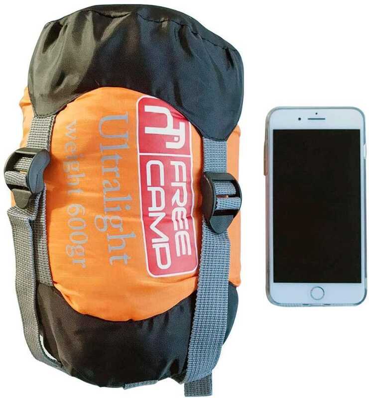 FREECAMP UltraLight Uyku Tulumu Turuncu-Siyah (200929)