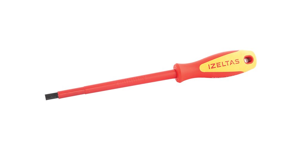 İZELTAŞ 1000V İzoleli Elektrikçi Tornavida 5.5 x 125 mm (4140 17 5512)