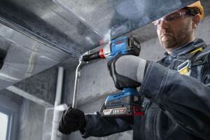 BOSCH GBH 185+GWS 18V-8+GDX 18V-285 3 Akülü 3'lü Şarjlı Kırıcı-Delici-Taşlama-Torklu Seti (2x5Ah+1x4Ah)