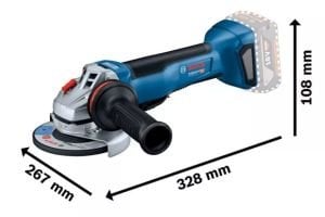 BOSCH GWS 18 V-10 P 18 Volt Akülü Taşlama 5.0 Ah Çift Akülü