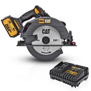 CAT DX53BCB 18Volt 4.0Ah 185mm Kömürsüz Profesyonel Daire Testere