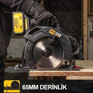 CAT DX53BCB 18Volt 4.0Ah 185mm Kömürsüz Profesyonel Daire Testere