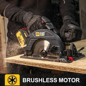 CAT DX53BCB 18Volt 4.0Ah 185mm Kömürsüz Profesyonel Daire Testere