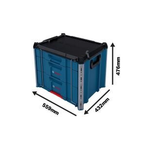 BOSCH L-Boxx Contractor 3 Çekmeceli Takım Çantası