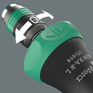 WERA Kraftform  838 RA R L Bits Tutuculu Cırcırlı Tornavida