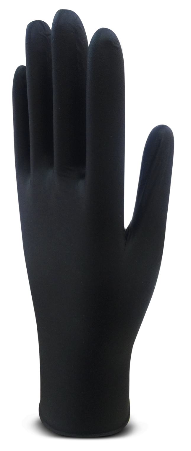 BEYBİ NJOY Pudrasız Siyah Muayene Eldiveni (Large)