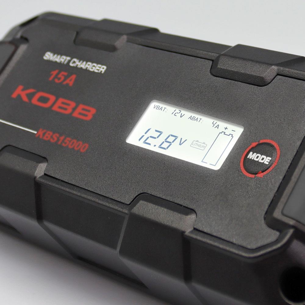 KOBB KBS15000 Araç Akü Şarj ve Bakım Aleti 6V/12V/24V 300 Ah