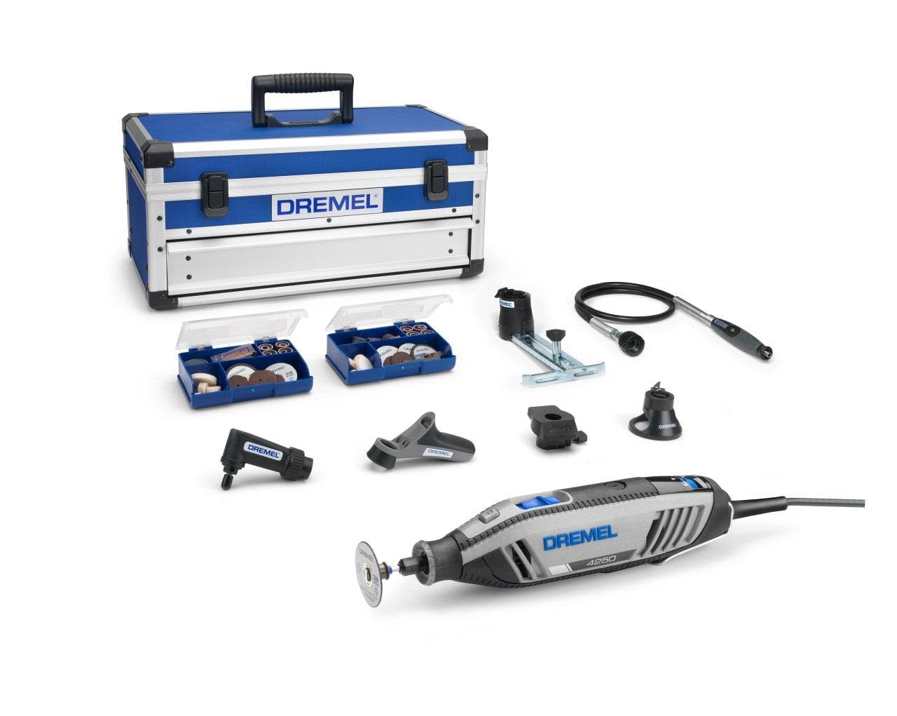 DREMEL 4250-6 Hobi Gravür Seti 128 Parça Aluminyum Çantalı