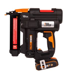 WORX WX844 20Volt/2.0Ah Li-ion 16-40mm Profesyonel Şarjlı Çivi - Zımba Makinesi + 2700 Adet Yedek Zımba