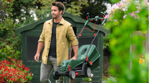 BOSCH Universal Rotak 34-555 Elektrikli Çim Biçme Makinası 37 Cm Bıçaklı 1400 Watt