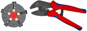 KNIPEX MultiCrimp® Değiştirilebilir Magazinli Pabuç Sıkma Pensesi (973302)
