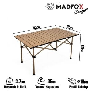 MADFOX Surface Katlanır Kamp Masası (547270)
