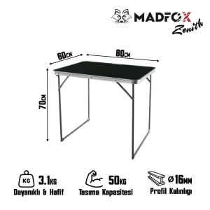 MADFOX Zenith Katlanır Kamp Masası (547278)