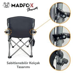 MADFOX Journey Katlanır Kamp Sandalyesi (547284)