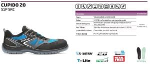 EXENA CUPIDO S1P SRC İş Ayakkabısı (Numara Seçiniz)