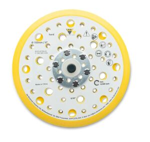SİA 150 mm Cırtlı Zımpara Tabanı 54 Delik (Havalı Makinalar için)