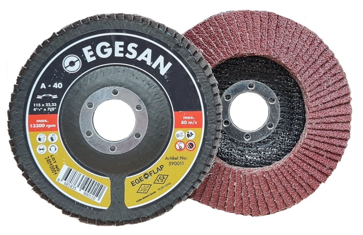 EGESAN Quality 115 mm Flap Disk Zımpara Al.Ox (Kum Seçiniz) Fiyatı