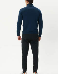 EXUMA Tam Fermuarlı Sweatshirt Lacivert