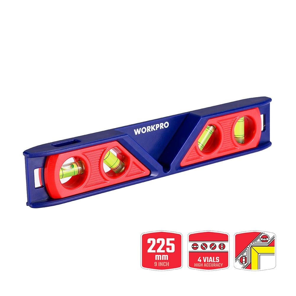 WORKPRO Açı Kontrollü Su Terazisi 225 mm (WP262028)