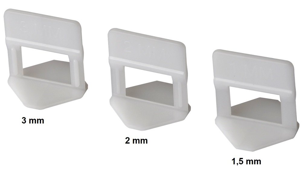 KRİSTAL Fayans - Seramik Seviye Klipsi 2.0 mm (250'li Paket)