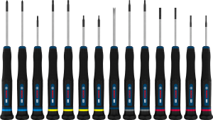 BOSCH PRO Saatçi Hassas Tornavida Seti 14 Parça