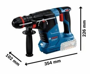 BOSCH GBH 187 LI ONE Akülü Kırıcı Delici 18 Volt Çift Akülü
