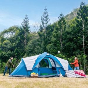 MobiHome DomeHike 6 Kişilik Otomatik Çadır Mavi (205586)