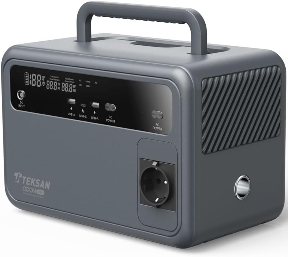 TEKSAN GOON Portatif Taşınabilir Güç Kaynağı 600 Watt