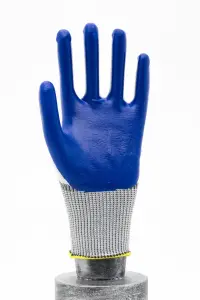 FABA EP-1301 Lacivert Nitril Kaplı Polyester Örme Eldiven No:9