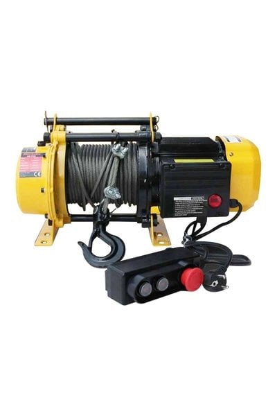 MAX-EXTRA Çelik Halatlı Elektrikli Vinç 750-1500 Kg 220 Volt (Sürekli Kullanıma uygun)