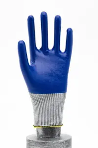 FABA EP-1303 Lacivert Nitril Kaplı Polyester Örme Eldiven No:10
