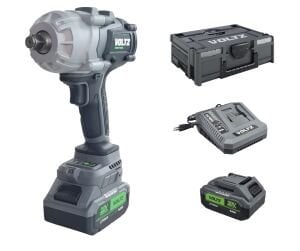 VOLTZ VZIW-20-10 Şarjlı Somun Sıkma 1000 Nm 20 Volt 5 Amper Çift Akülü 1/2 Soket