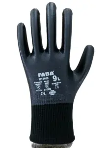 FABA EP-1403 Siyah Nitril Eldiven No:10